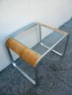 Mid - Century Glass - Top Side Table 2682b Post-1950 photo 1