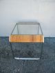 Mid - Century Glass - Top Side Table 2682b Post-1950 photo 5
