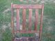 Vintage Old Wood Folding Chair Good For Decor Unknown photo 1