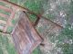 Vintage Old Wood Folding Chair Good For Decor Unknown photo 4