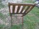 Vintage Old Wood Folding Chair Good For Decor Unknown photo 5
