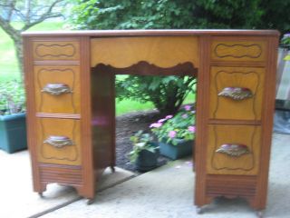 Vintage Dresser Vanity Baroque Art Deco Table - American photo