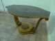 Vintage French Regency Gold Carved Lamp End Table Hollywood A Post-1950 photo 6