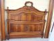 French Antique Louis Xvi Queen Size Bed.  Made From Solid Walnut. Pre-1800 photo 1