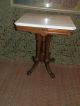 Little Antique Victorian Marple Top Lamp Table 1800-1899 photo 4