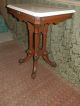 Little Antique Victorian Marple Top Lamp Table 1800-1899 photo 6