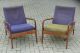 Greaves And Thomas Danish Style Design Afromosa Vintage Retro Pair Armchairs 1900-1950 photo 1