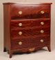 Federal Style Inlaid Mahogany Butlers Desk Chest Of Drawers,  Composed Post-1950 photo 3