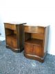Pair Of Mahogany Serpentine Side / End Tables 2001 1900-1950 photo 2