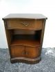 Pair Of Mahogany Serpentine Side / End Tables 2001 1900-1950 photo 4