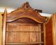 Finely Carved French Antique Louis Xv Armoire.  Made From Walnut. 1800-1899 photo 6