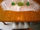 Solid Oak Kitchen Dining Table Set W/chairs & Leaf Extension Post-1950 photo 6