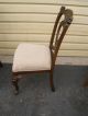 47953 Pair Carved French Country Chairs Chair S Post-1950 photo 6