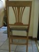 Vintage All Wood Foldable Chair With Cushion Post-1950 photo 1