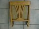 Vintage All Wood Foldable Chair With Cushion Post-1950 photo 3