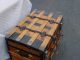Antique Trunk Great Restoration New Belts Slight Curve In The Lid Other photo 10