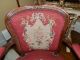 Spectacular One Of A Kind Antique Victorian Needlepoint Parlour Chair 1800-1899 photo 7