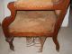 Antique 1800s Walnut Burl Eastlake Parlor Side Chair Tufted Victorian Furniture 1800-1899 photo 6