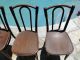 Set Of 4 Rare Antique Collectible Bentwood Thonet Chairs Unknown photo 3