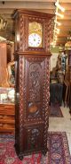 Antique French Brittany Grandfather Clock 19th Century 1800-1899 photo 1