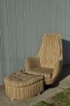 Mid Century Modern Eames Era Milo Baughman Lounge Chair W/ Ottoman Vintage Post-1950 photo 2