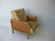 Mid Century Modern Caned Club Chair Vintage Lounge Retro Relax In Style Danish Post-1950 photo 4