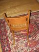 Antique Oak And Bentwood Cained Bottom Childs Large Dolls Rocking Chair 1900-1950 photo 6