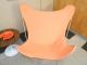 1980 ' S Butterfly Lounge Chair Retro Mid - Century Mordern Orange Canvas Sling Post-1950 photo 1