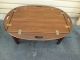 50691 Ethan Allen Solid Cherry Butler Coffee Table Stand Post-1950 photo 3