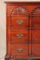 Chippendale Antique Carved Ball Claw Foot Block Front Chest Of Drawers Dresser 1900-1950 photo 6