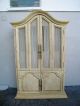 Vintage Tall French Painted Armoire / Bar / Server By Youngsville Star 2705 Post-1950 photo 1