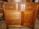 Solid Oak Washstand With Mirror And Towel Bars 1800-1899 photo 6