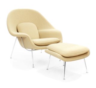 Authentic Knoll Womb Chair Saarinen Modern Design Within Reach Eames Era Nib photo