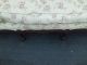 50717 Antique Carved Sofa Couch Chair With French Country Legs And Down Seat 1900-1950 photo 9