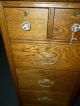 Antique Oak Dresser,  Highboy,  Lingerie Bureau 1900 ' S Brass Hardware Made In Usa 1900-1950 photo 4