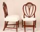 Pair Of Antique 19th Century Hepplewhite Period Carved Mahogany Side Chairs 1800-1899 photo 1