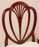 Pair Of Antique 19th Century Hepplewhite Period Carved Mahogany Side Chairs 1800-1899 photo 2