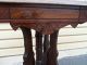 50043 Antique Victorian Eastlake Marble Top Parlor Table 1800-1899 photo 2