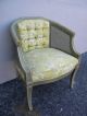 Pair Of Mid - Century Barrel Shape Caned Tufted Side By Side Chairs 2058 Post-1950 photo 4