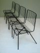 John Keal Pacific Iron Side Chair Set Mid Century Modern Chairs Outdoor / Indoor Post-1950 photo 8