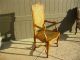 Vintage French Provincial Style Accent Chair Cane Seat Carvings And Ornate Post-1950 photo 1