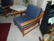Pair Of Vintage Ficks Reed Bamboo Patio Lounge Arm Chair Wicker Rattan 1950 ' S Post-1950 photo 1