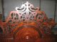 American Renaissance Carved Rosewood Bed Ca.  1860s 1800-1899 photo 11