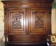Beautifully Carved Antique French Hunt Cabinet (buffet/sideboard) Unknown photo 1