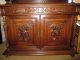 Beautifully Carved Antique French Hunt Cabinet (buffet/sideboard) Unknown photo 5