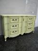 French Painted Double Serpentine Dresser By Bassett 1843 Post-1950 photo 2