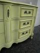 French Painted Double Serpentine Dresser By Bassett 1843 Post-1950 photo 7