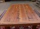 Antique (re - Claimed Wood) L.  Ht.  Pine Reprod.  Table Unknown photo 3