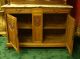 Antique Oak Country French 3 Pc.  Buffet W/marble Top Beveled Glass Mirrored Back Unknown photo 6