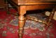 French Antique Draw Leaf Table.  Made From Oak.  Parquetry Top. 1800-1899 photo 4